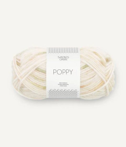POPPY - Sandnes Garn демісезонна пряжа у основі якої бавовняний шнур пронизаний альпакою та мериносом