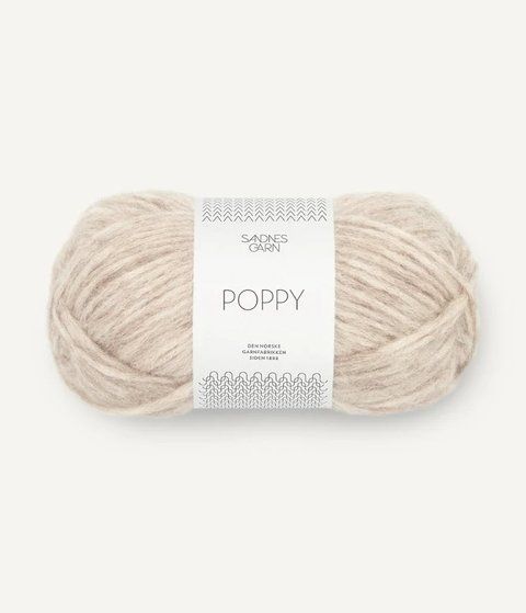 POPPY - Sandnes Garn демісезонна пряжа у основі якої бавовняний шнур пронизаний альпакою та мериносом
