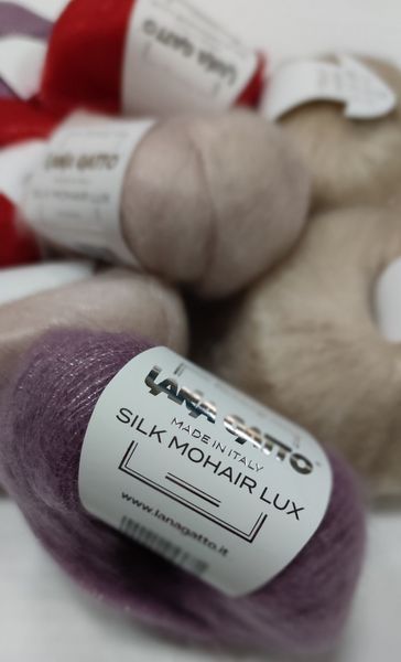 Silk Mohair Lux Lana Gatto Мохер із шовком/люрекс 9373 фото