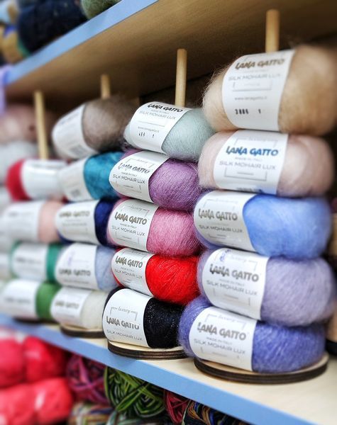 Silk Mohair Lux Lana Gatto Мохер з шовком + люрекс 5000 фото